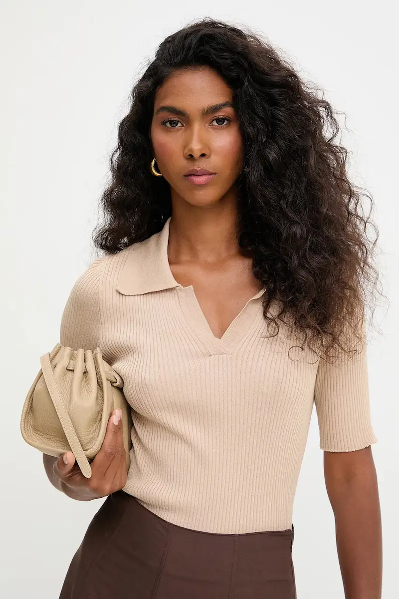 camicetta donna colore beige