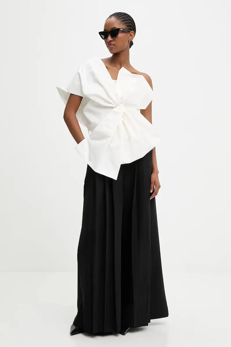 camicetta donna colore bianco miniatura 2