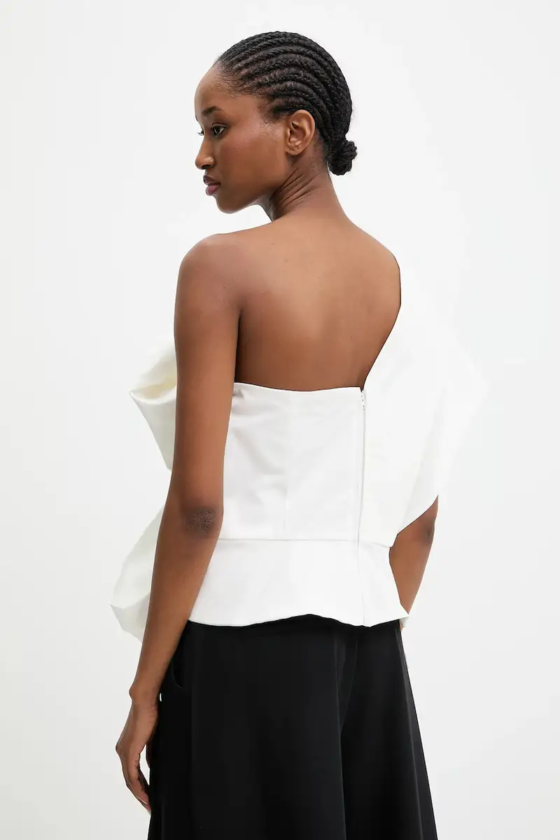 camicetta donna colore bianco miniatura 3