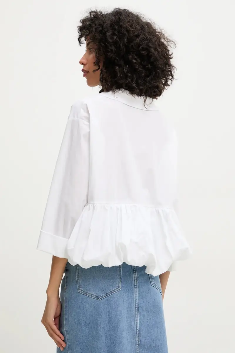 camicetta donna colore bianco miniatura 3