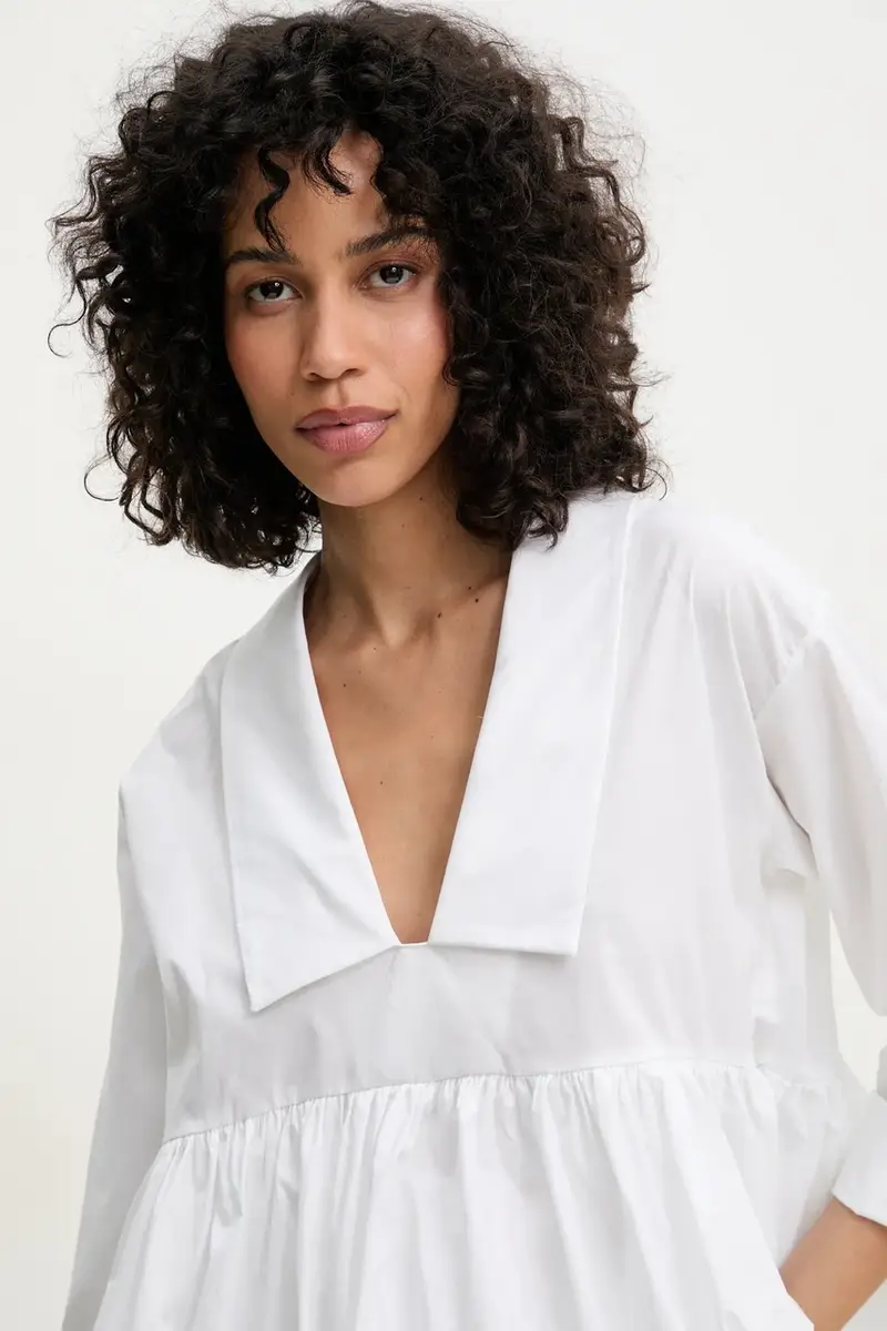 camicetta donna colore bianco miniatura 4