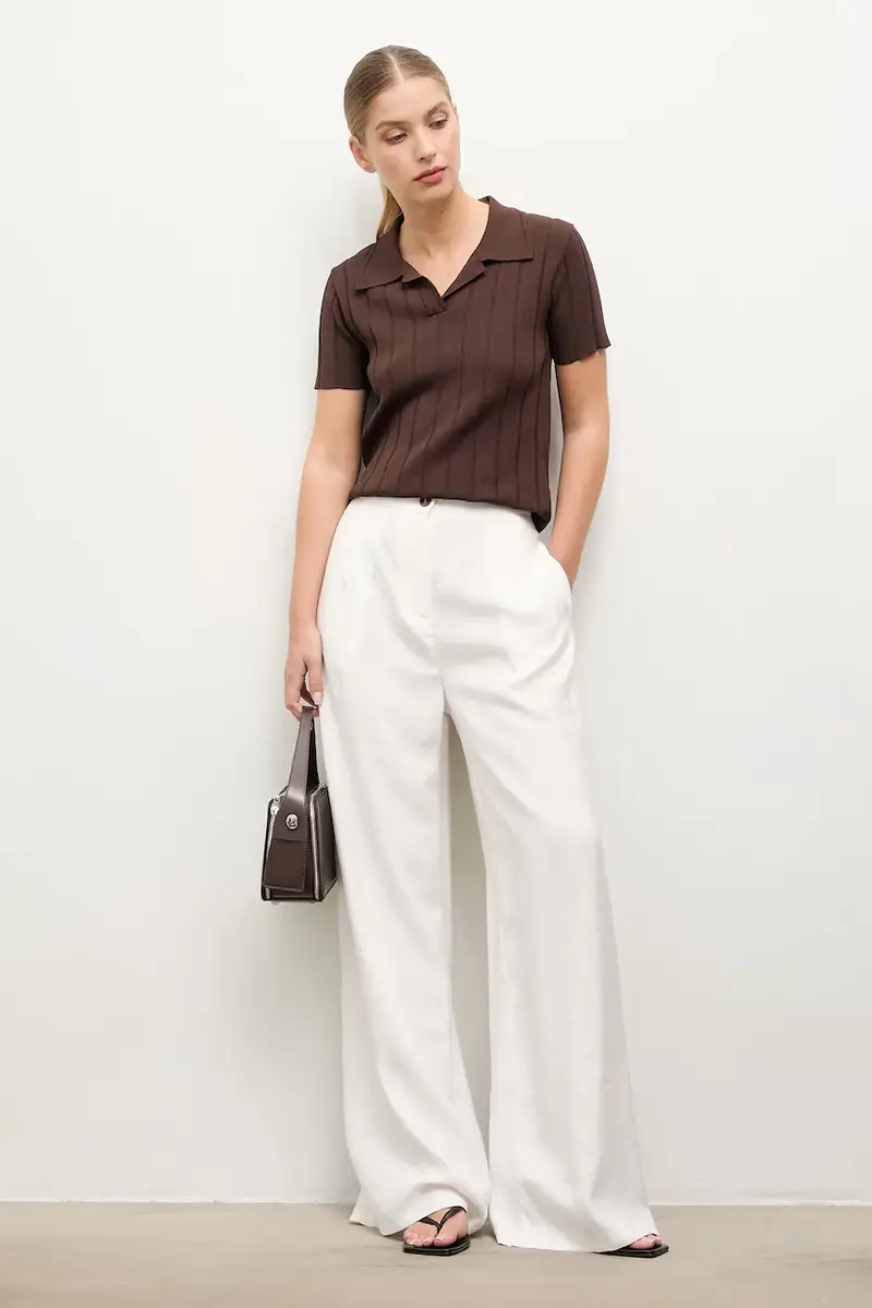 camicetta donna colore marrone