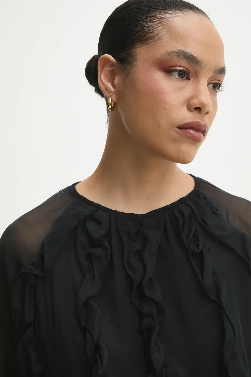 Answear Lab camicetta donna colore nero miniatura 4