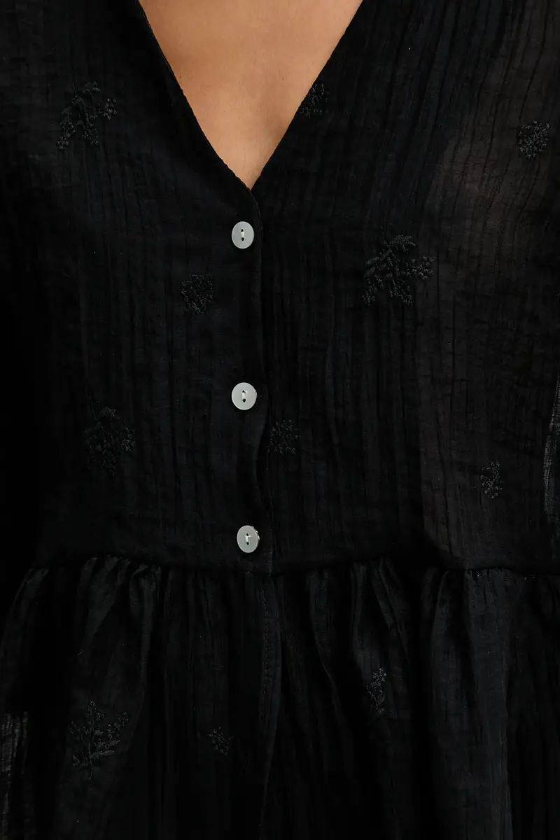 camicetta donna colore nero miniatura 5