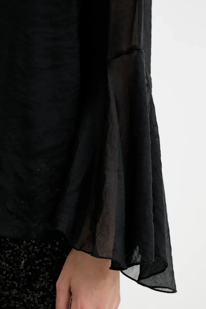 camicetta donna colore nero miniatura 5