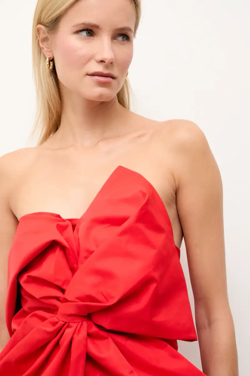 camicetta donna colore rosso miniatura 4