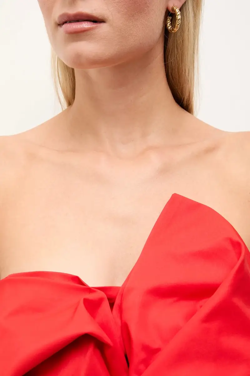 camicetta donna colore rosso miniatura 5