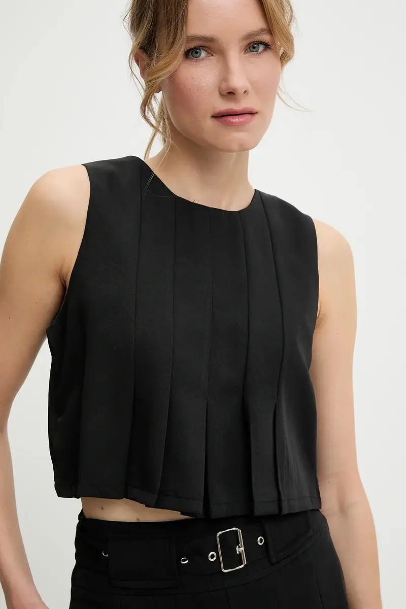 camicetta e gonna colore nero miniatura 5