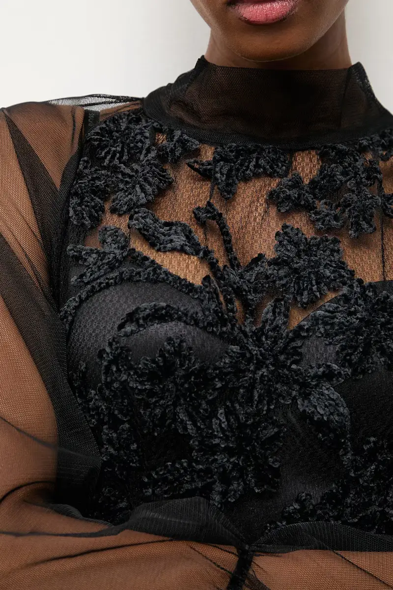 camicetta Nero miniatura 5