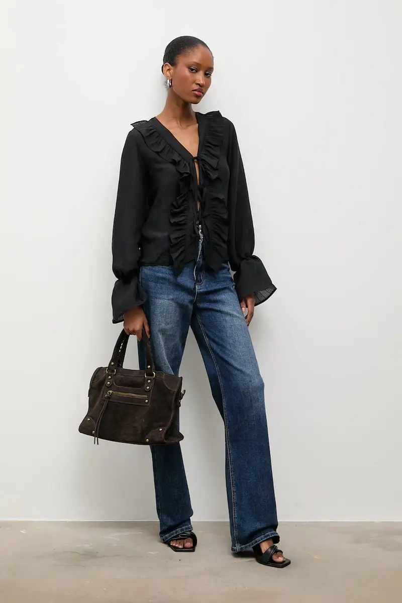 camicetta Nero miniatura 2