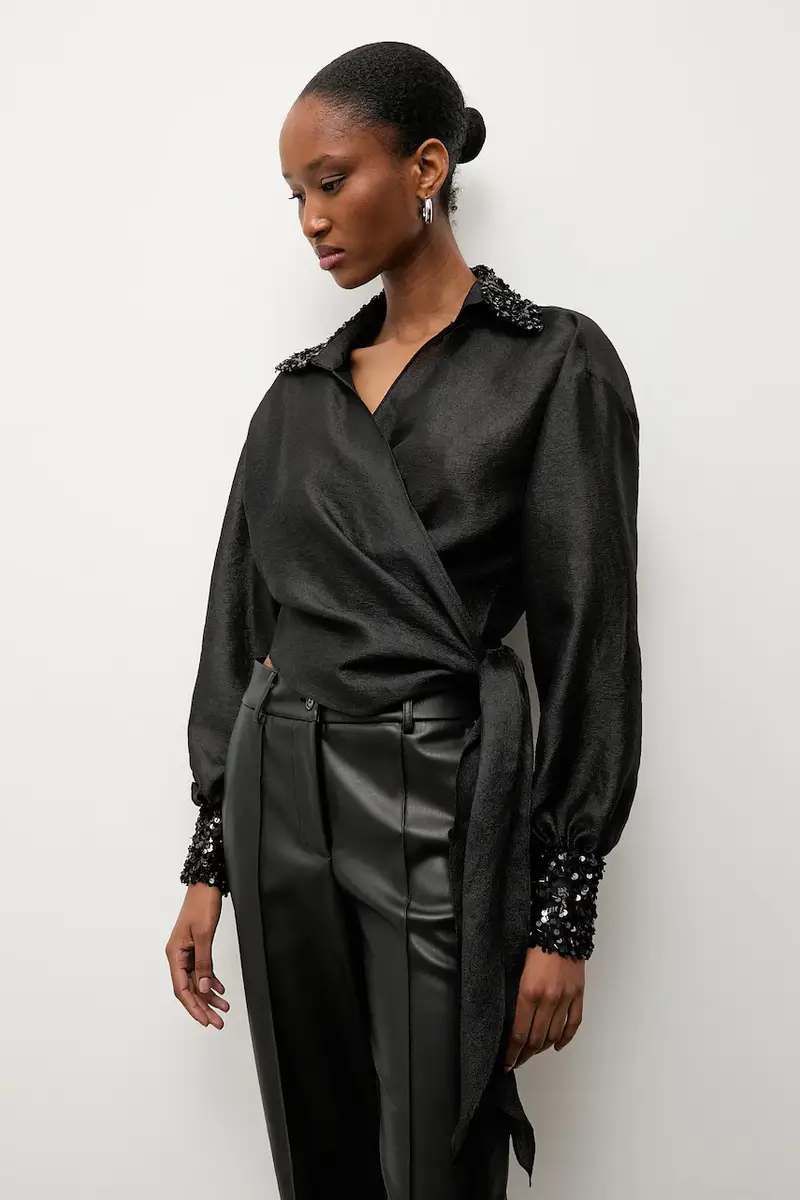 camicetta Nero miniatura 2