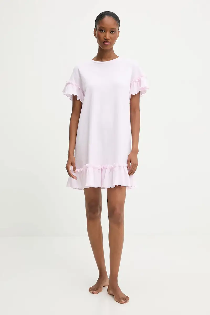 camicia da notte di lana Rosa miniatura 2