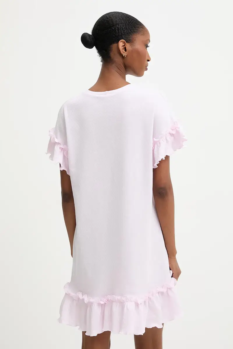 camicia da notte di lana Rosa miniatura 3