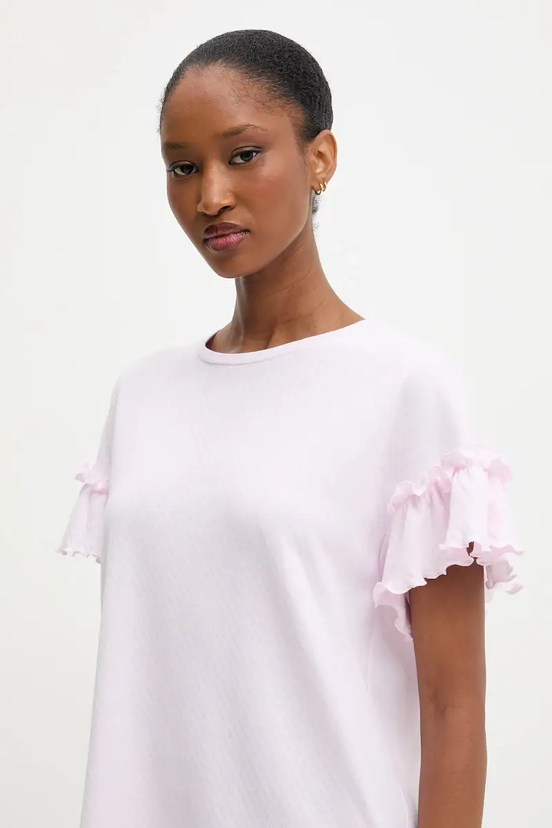 camicia da notte di lana Rosa miniatura 4