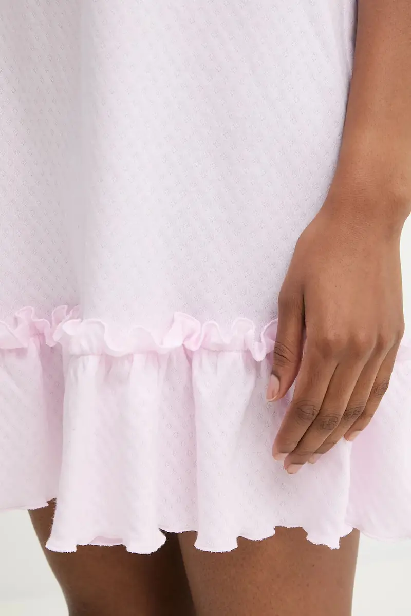 camicia da notte di lana Rosa miniatura 5