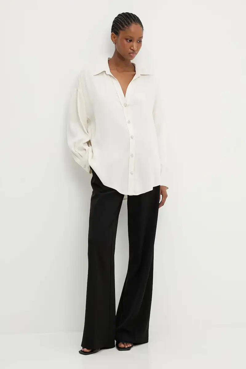 camicia donna colore bianco miniatura 2