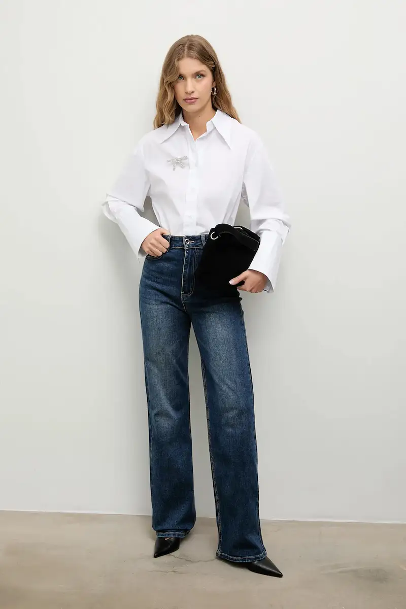 camicia donna colore bianco miniatura 2