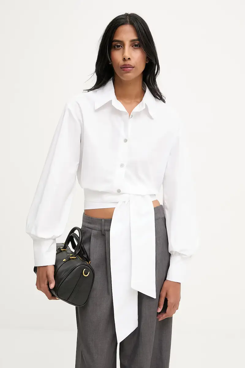 camicia donna colore bianco miniatura 2