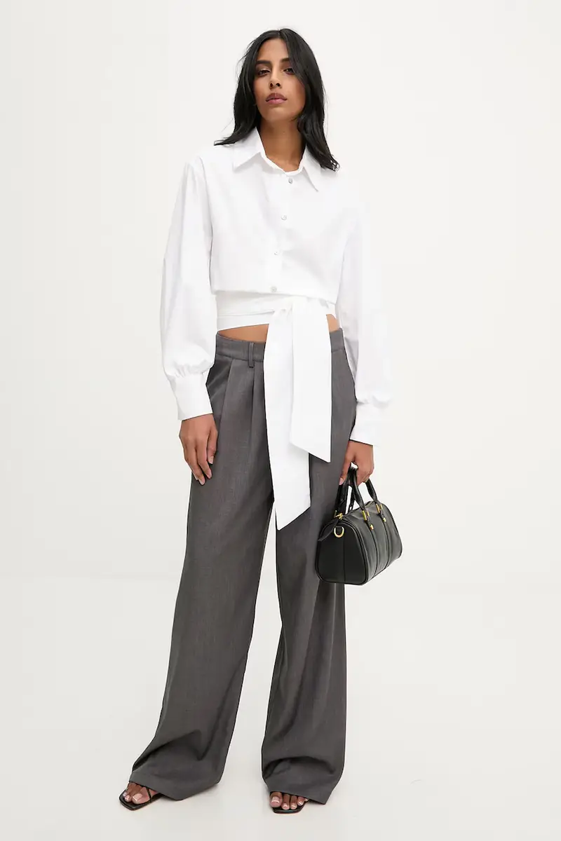 camicia donna colore bianco miniatura 3