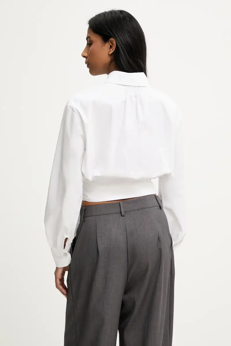 camicia donna colore bianco miniatura 4