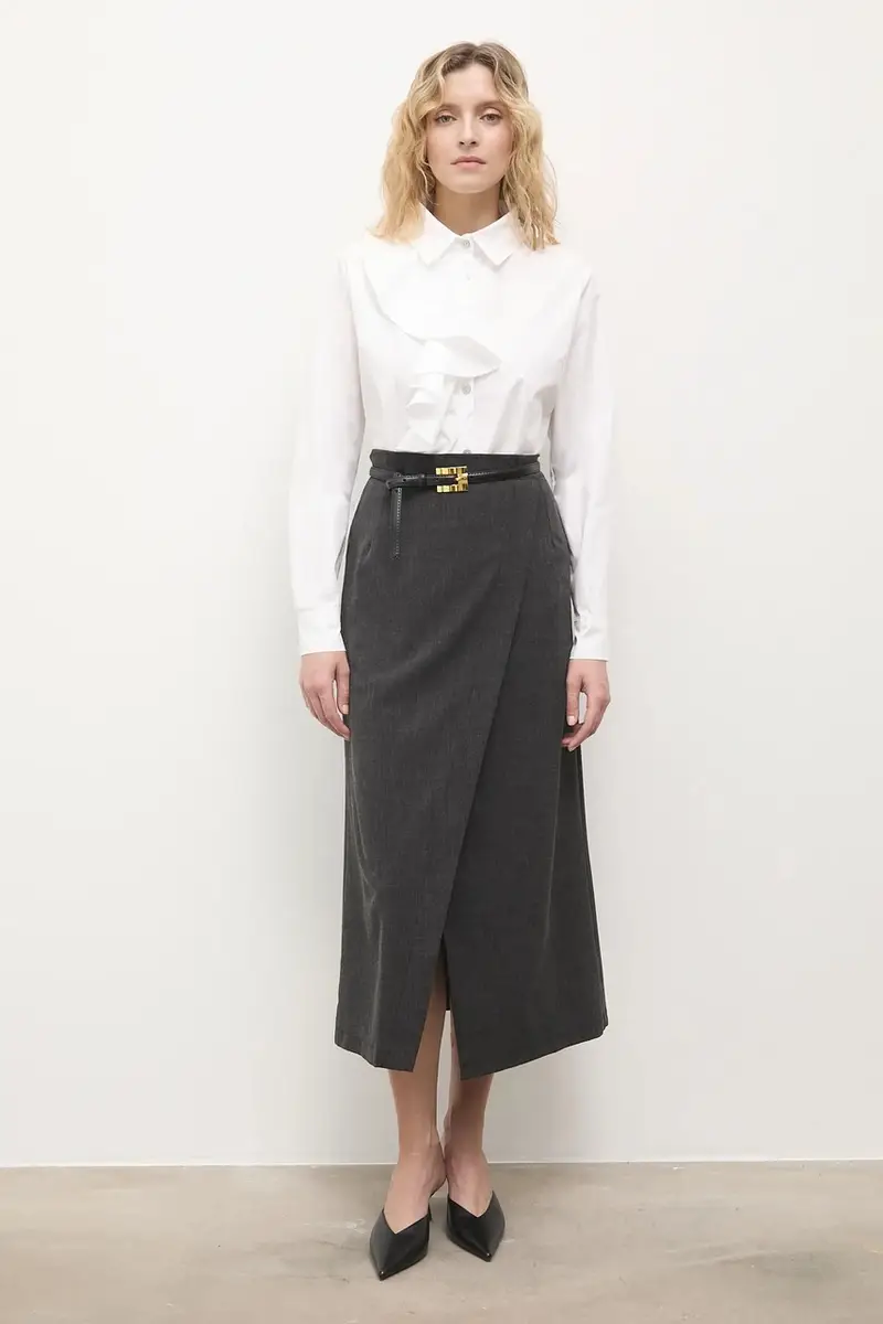 camicia donna colore bianco miniatura 2