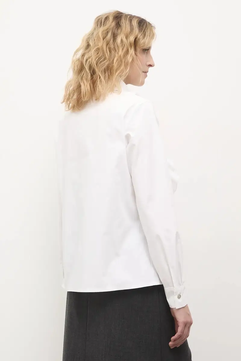 camicia donna colore bianco miniatura 3