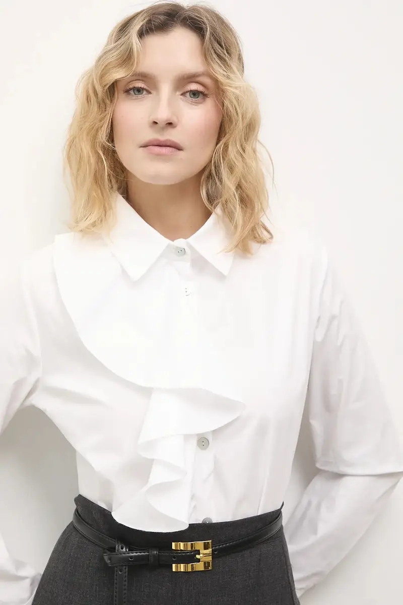 camicia donna colore bianco miniatura 4