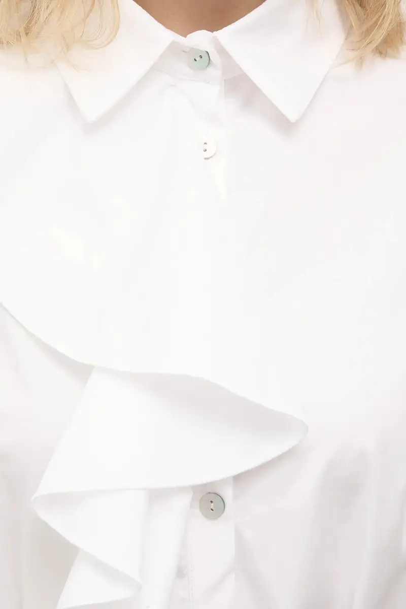camicia donna colore bianco miniatura 5