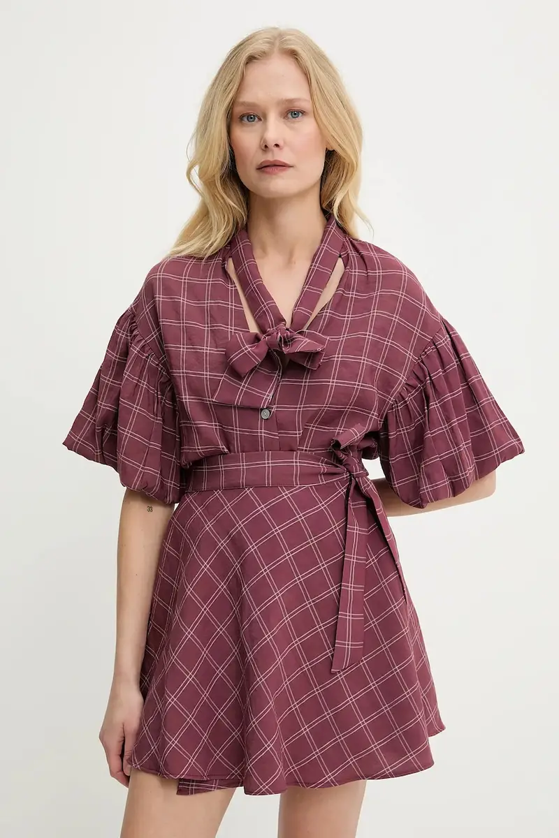 camicia donna colore granata