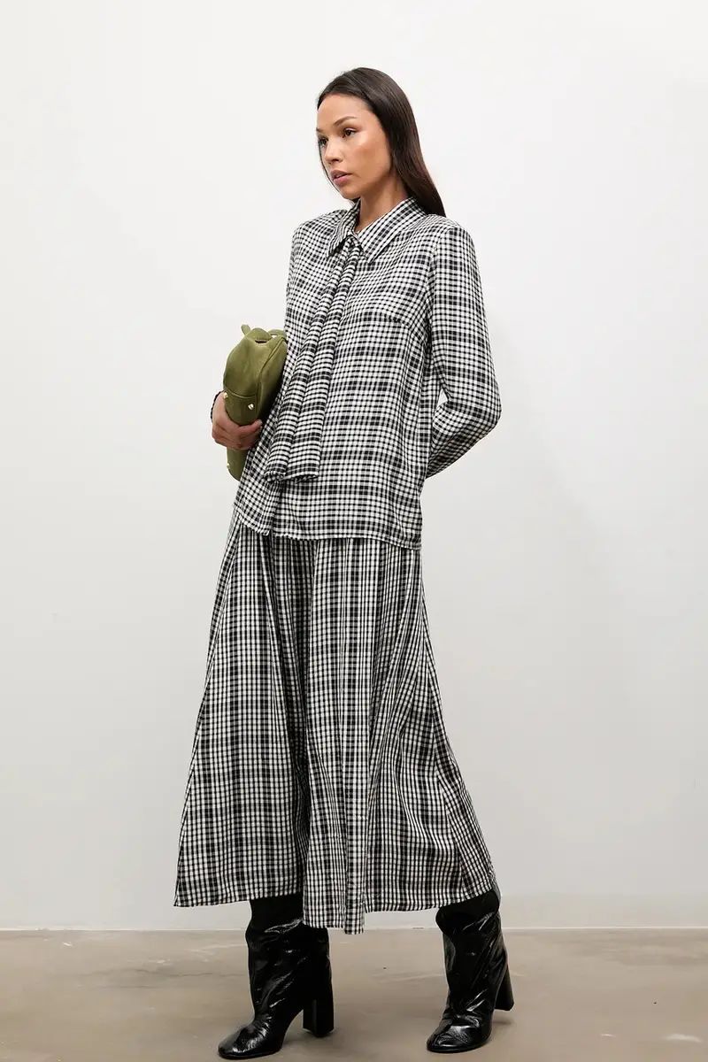 camicia donna colore nero miniatura 2