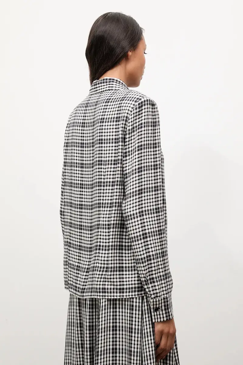 camicia donna colore nero miniatura 3