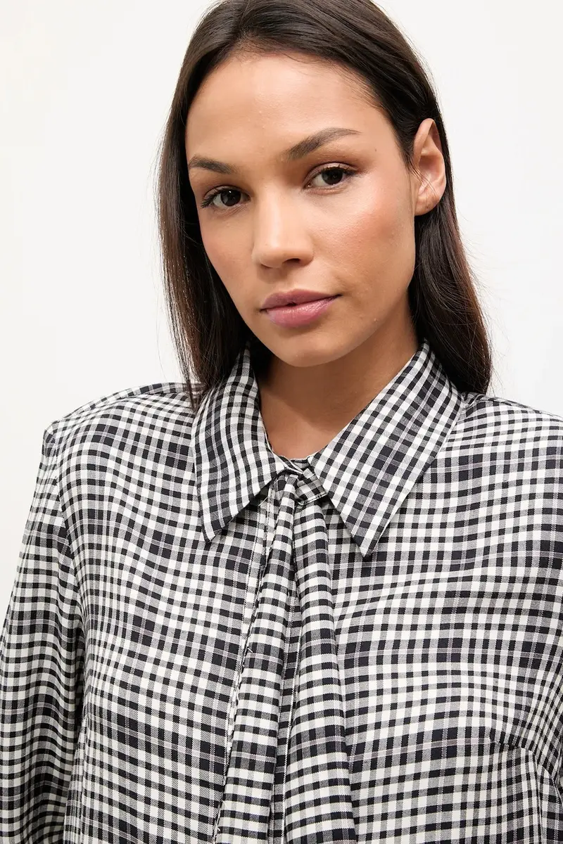 camicia donna colore nero miniatura 4