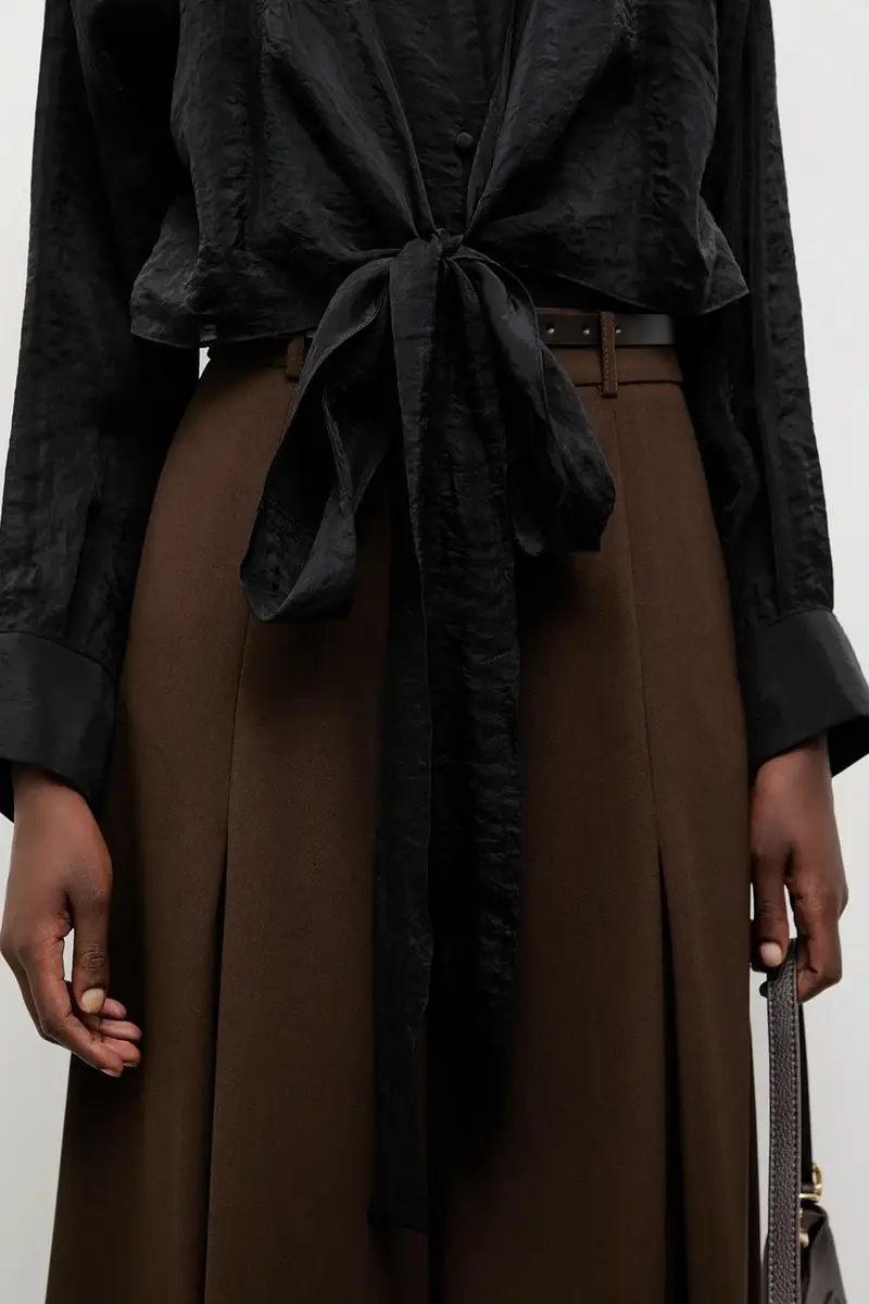 camicia donna colore nero miniatura 5