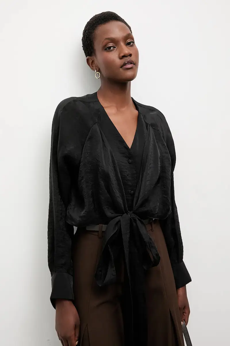 camicia donna colore nero