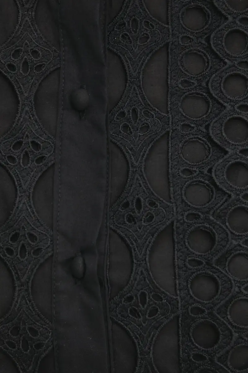 Answear Lab camicia in cotone donna colore nero miniatura 5