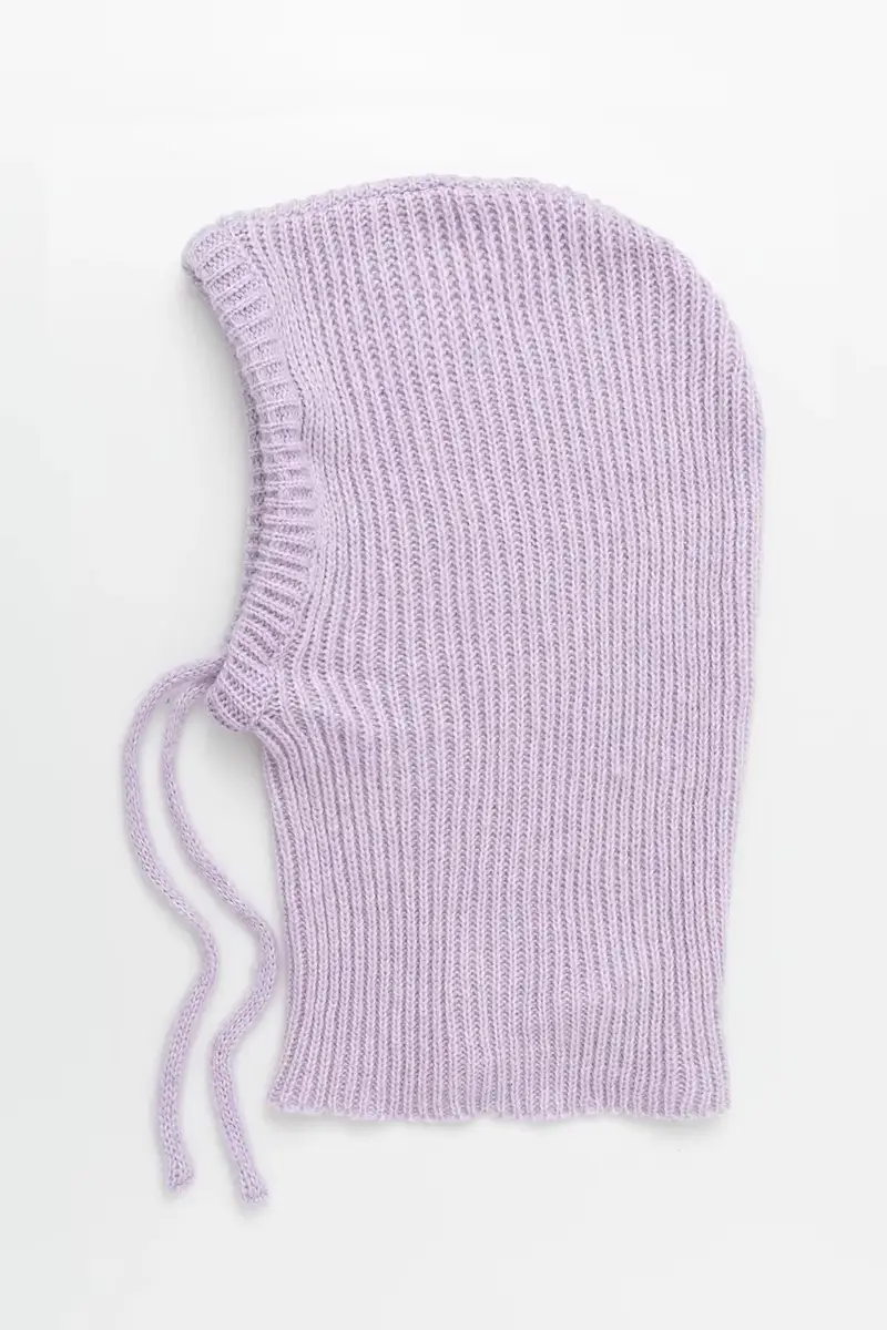 caminetto con lana colore violetto miniatura 2