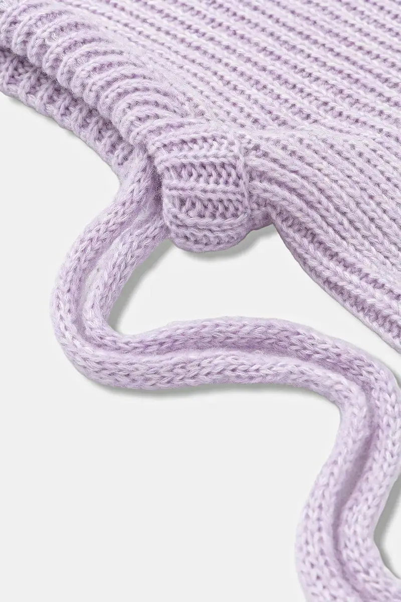 caminetto con lana colore violetto miniatura 3