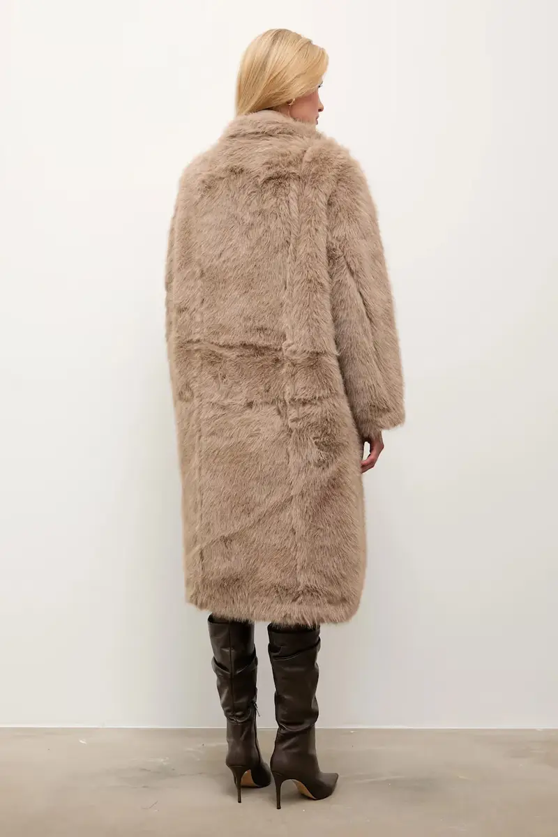 capotto bilaterale colore marrone miniatura 4