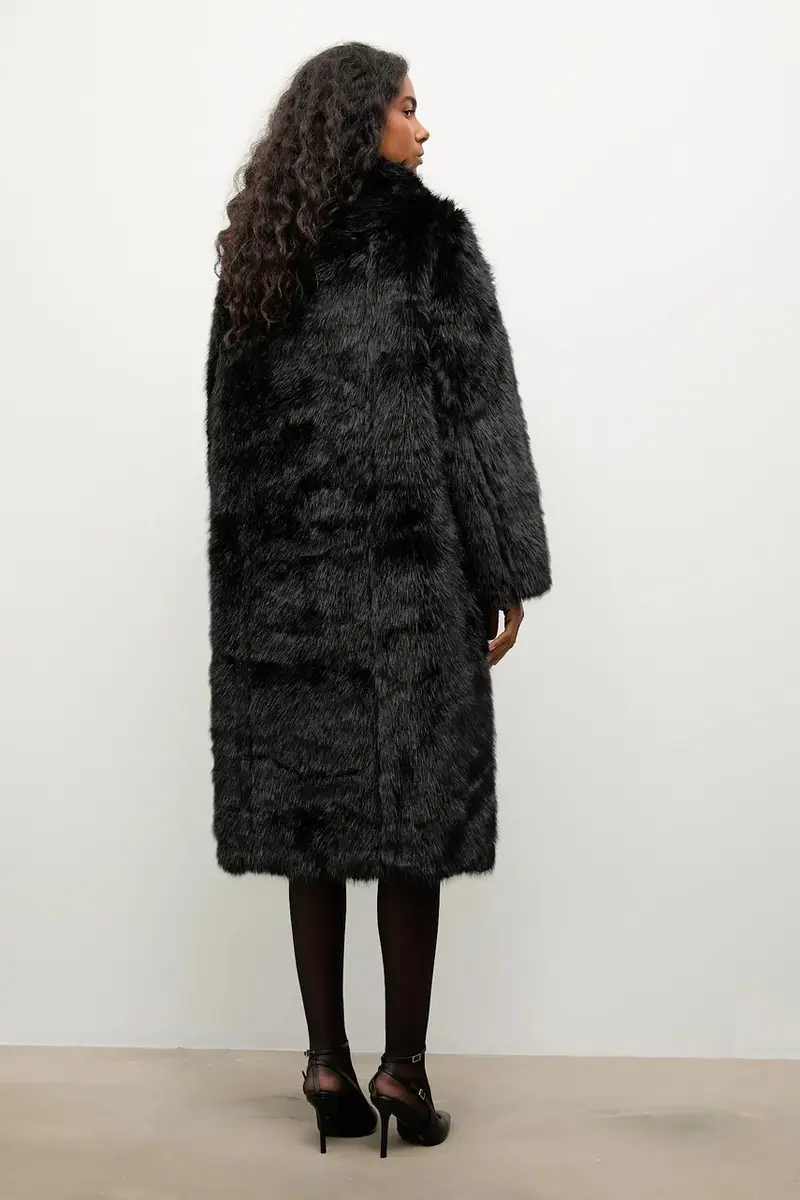 capotto bilaterale colore nero miniatura 5