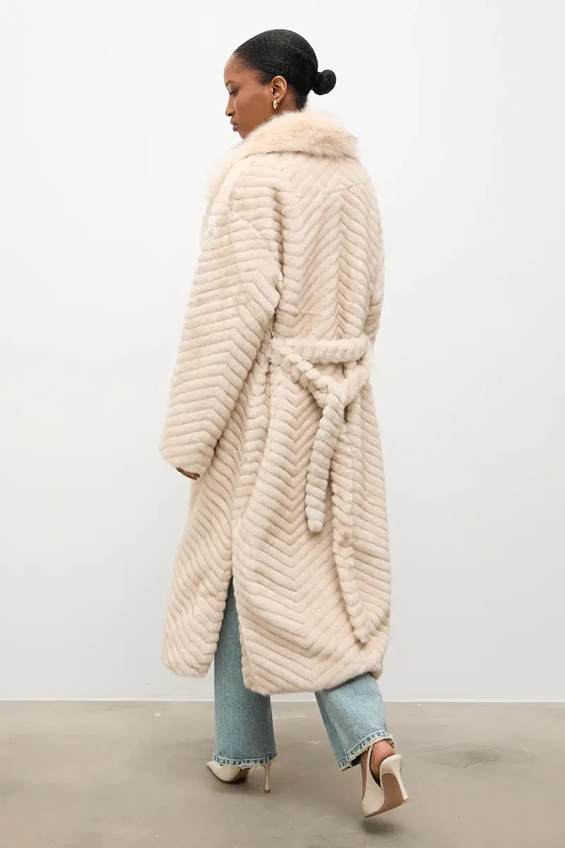 cappotto Beige miniatura 3