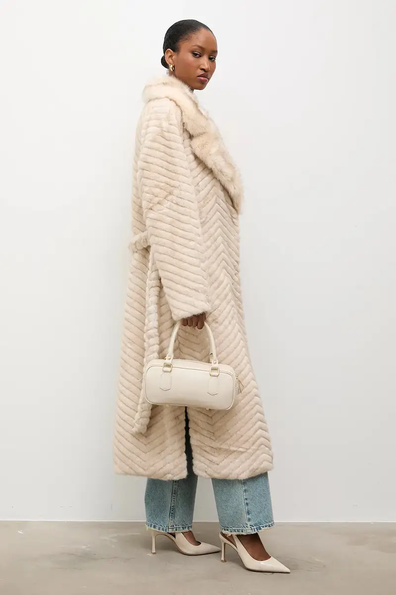 cappotto Beige miniatura 4