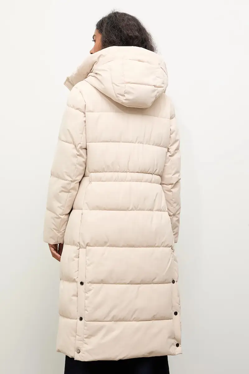 cappotto colore beige miniatura 3