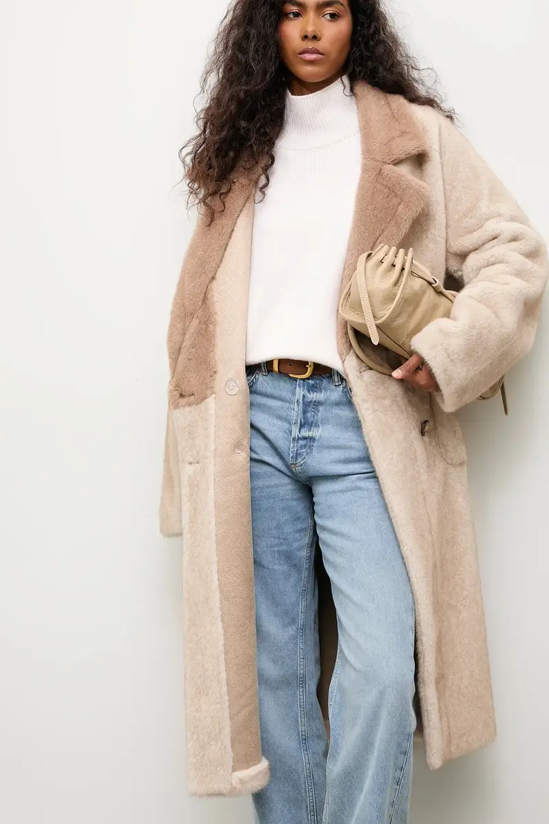 cappotto colore beige miniatura 5