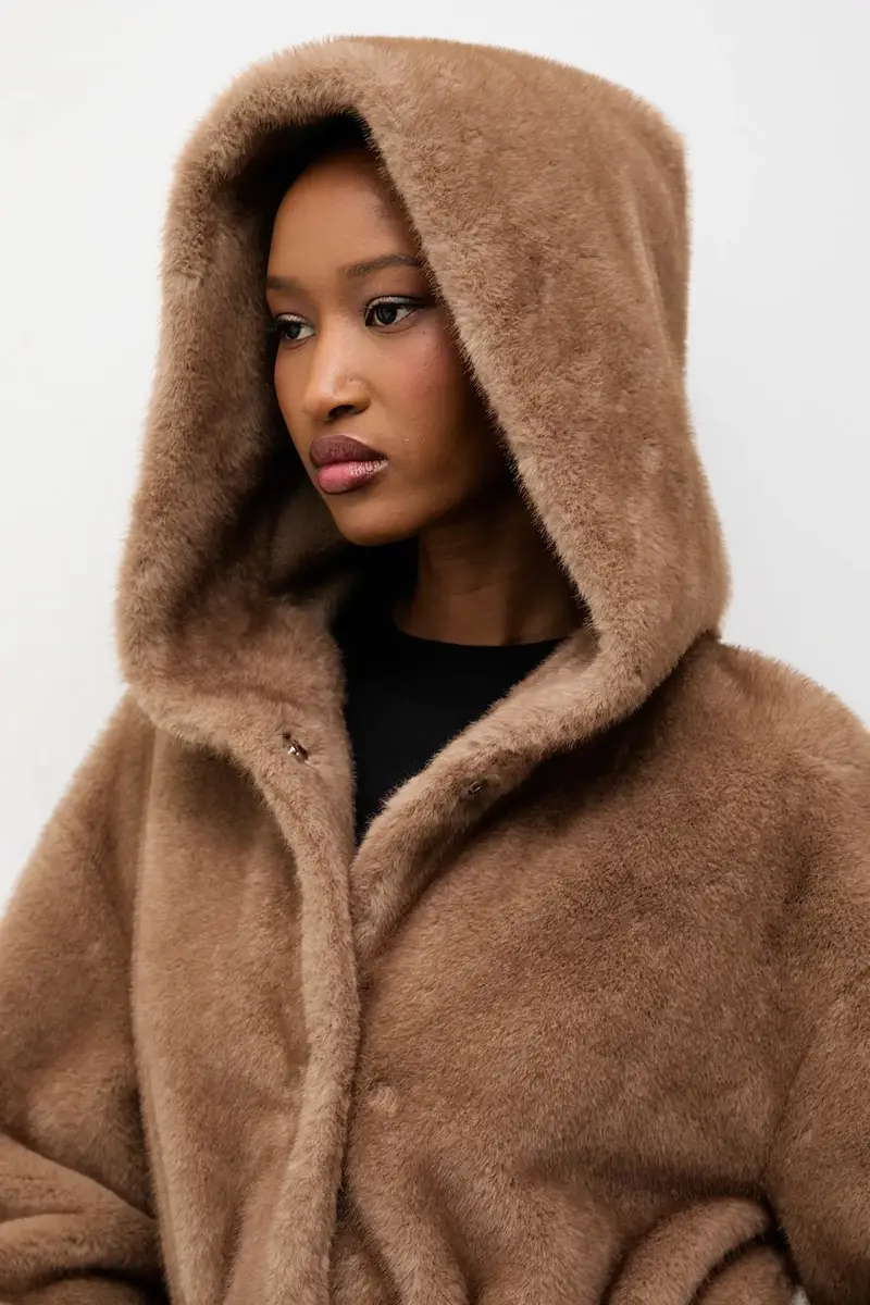 cappotto colore beige miniatura 5