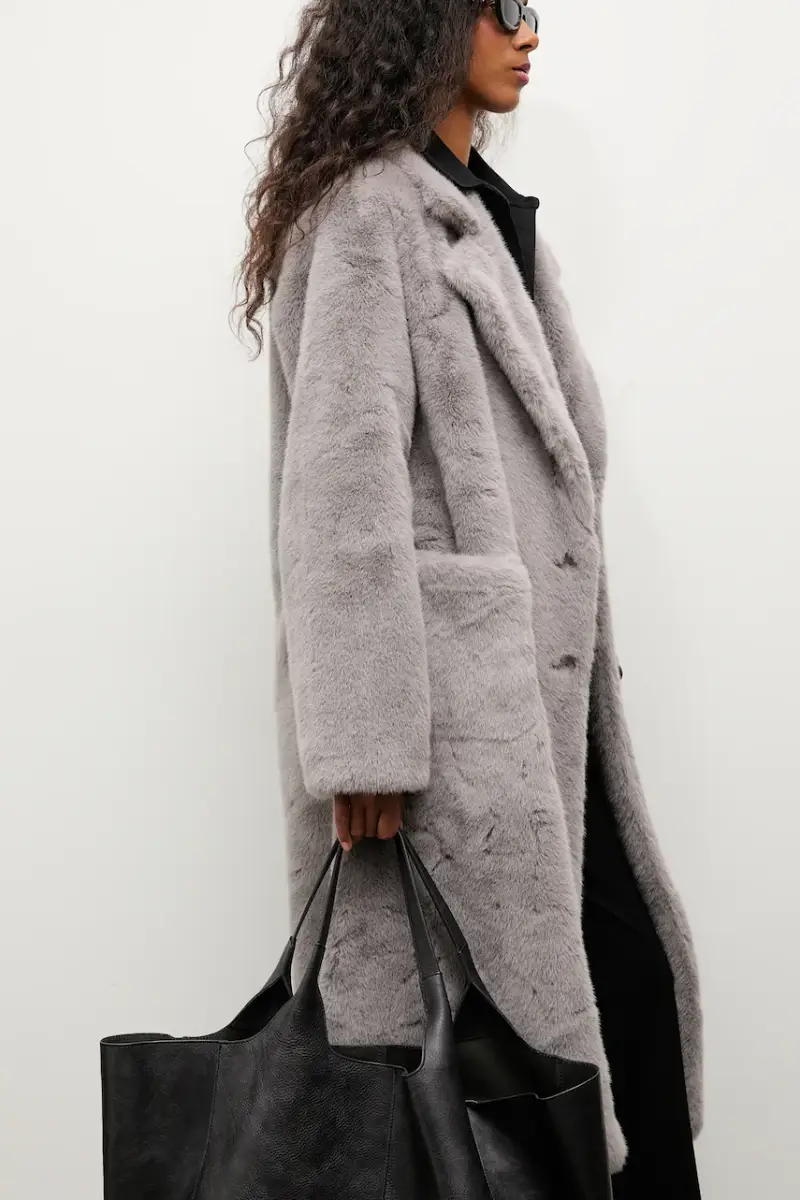cappotto colore grigio miniatura 4