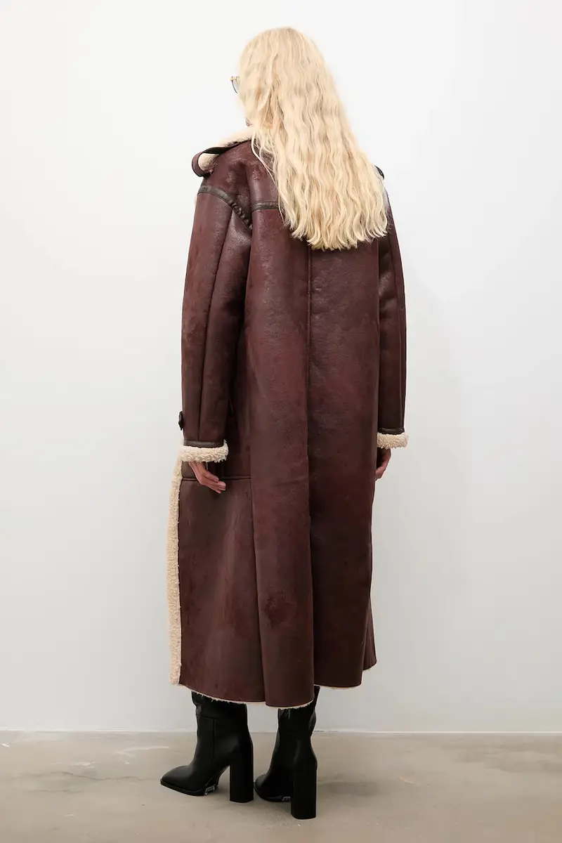 cappotto colore marrone miniatura 4