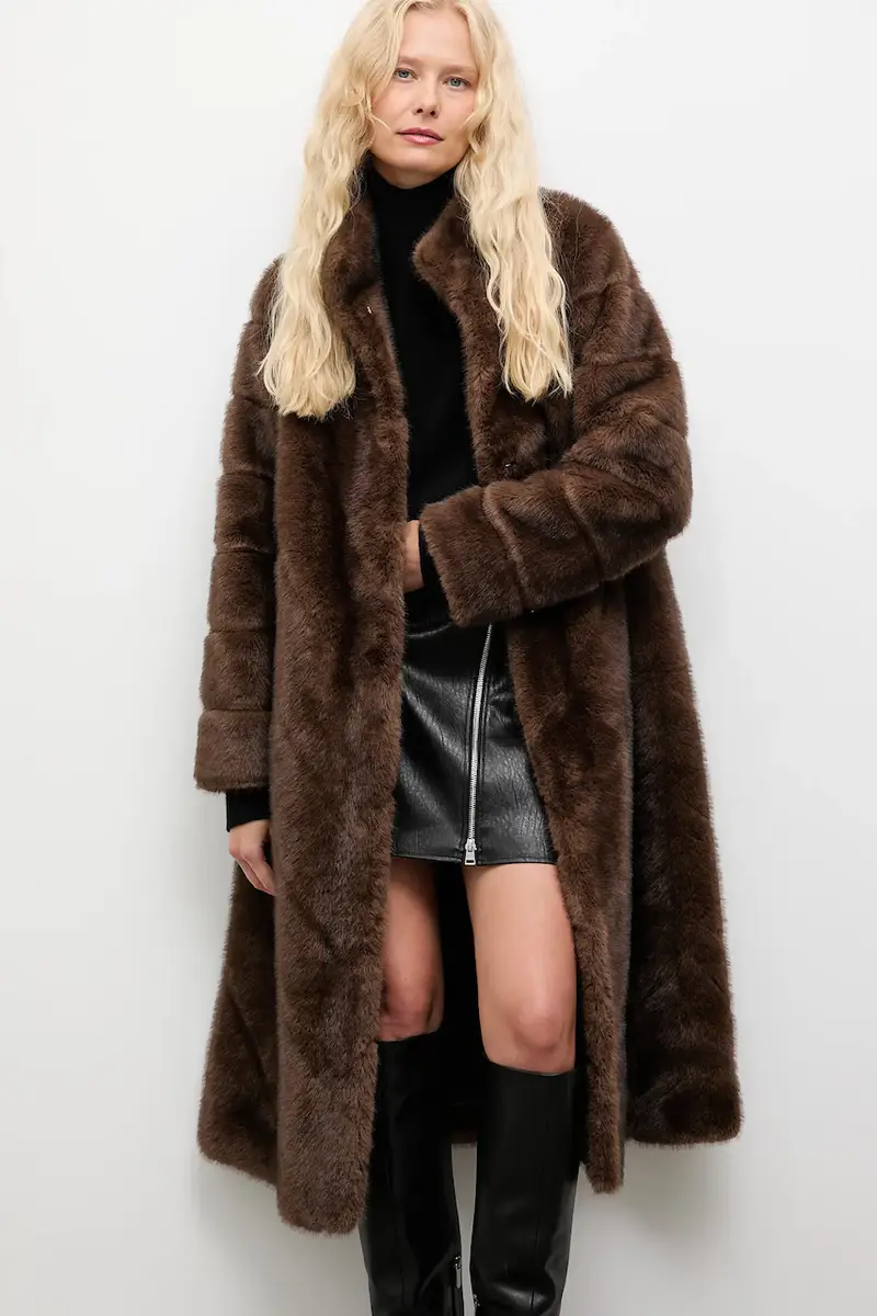 cappotto colore marrone miniatura 4