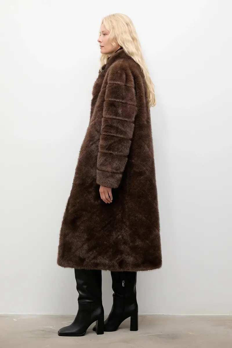 cappotto colore marrone miniatura 5