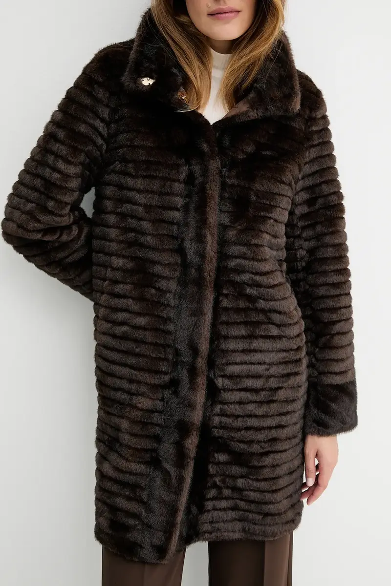 cappotto colore marrone miniatura 5