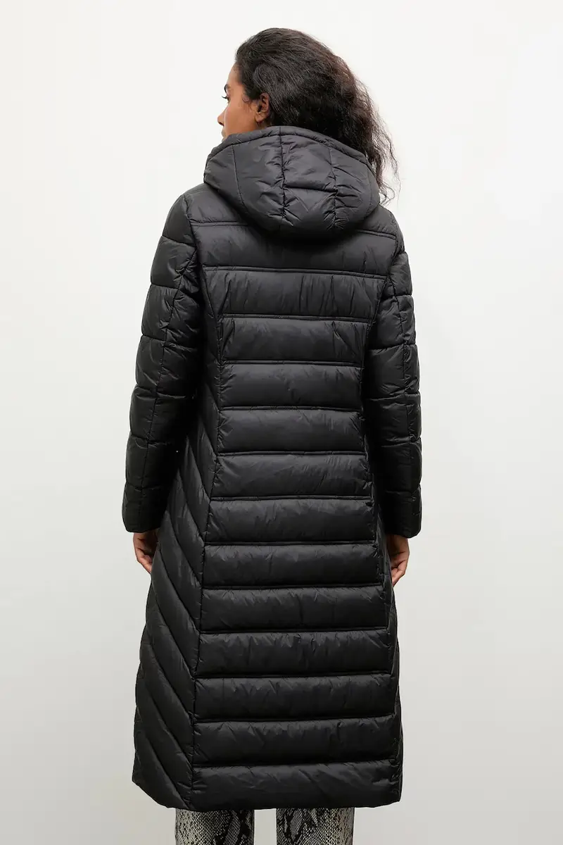 cappotto colore nero miniatura 3